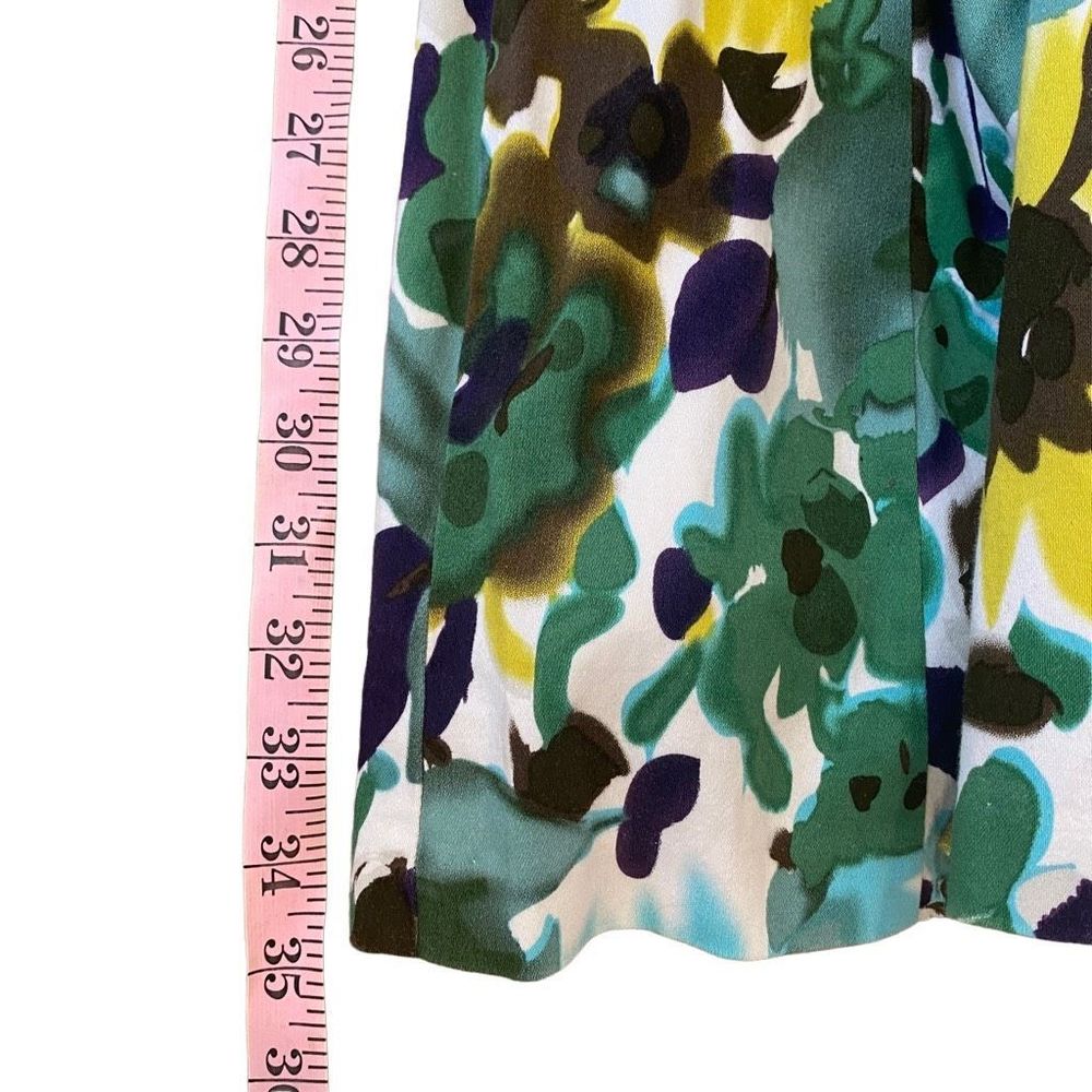 Connected Apparel Floral Work Dress Watercolor Career Feminine Pleats size 6 Pro - Picture 7 of 9
